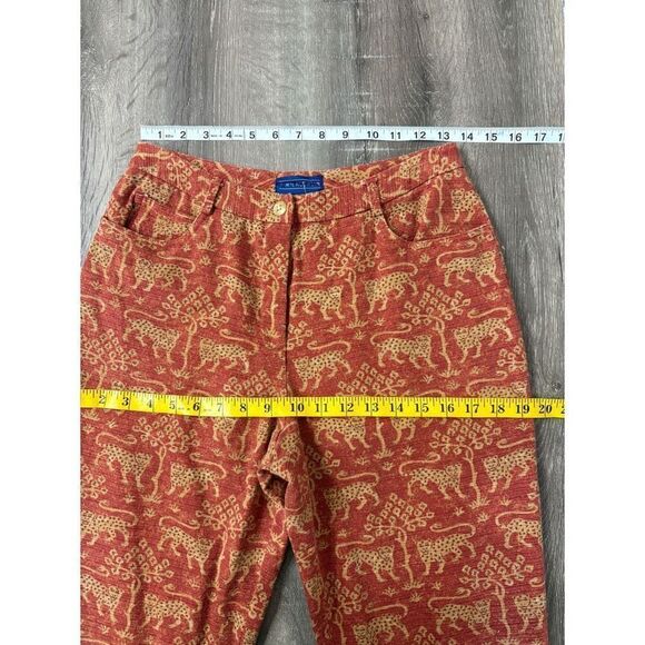 j. mclaughlin animal print leopard ribbed pants - Picture 5 of 7